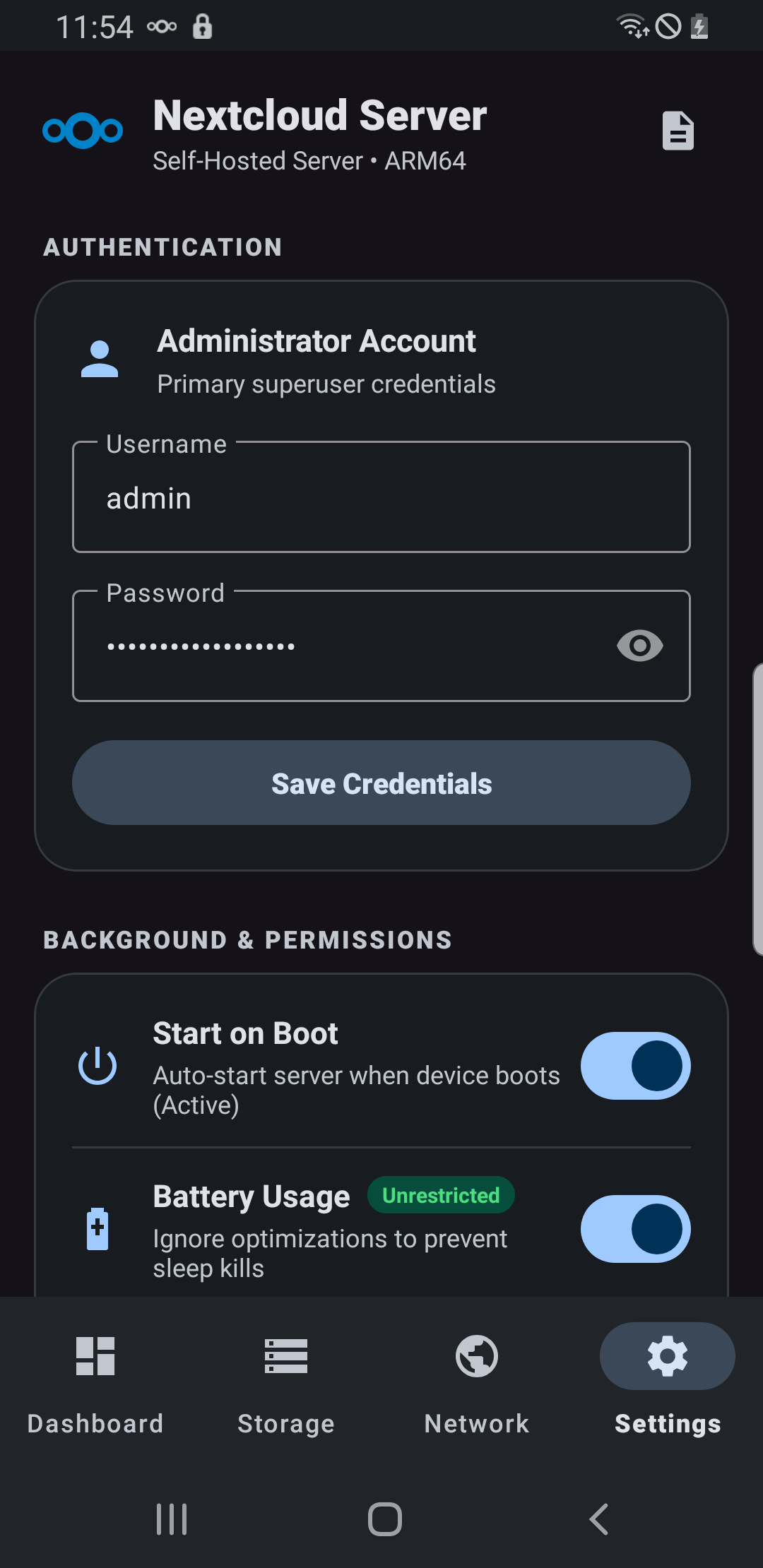 System Settings